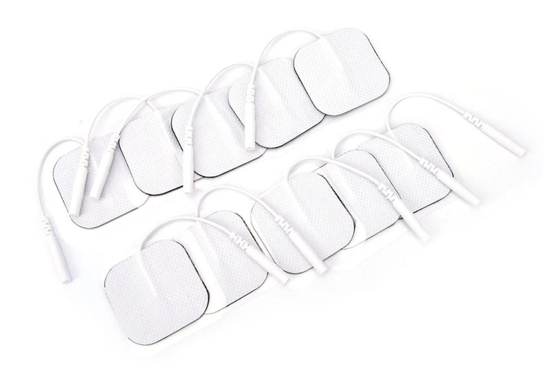 10PC XL Replacement Pads for Tens Machine Massager - 5 x 5cm Carousel 1