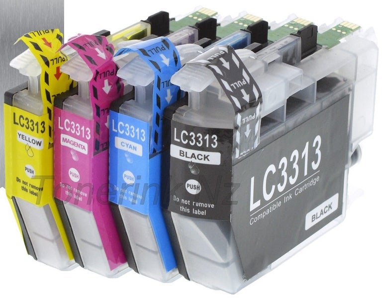 Brother LC3313 K+C+M+Y ink cartridge for MFCJ491DW full set Tonerink Brand Carousel 1