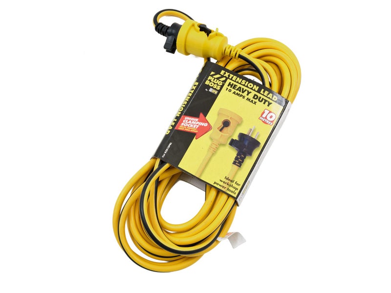 Heavy Duty Extension Cord with Clamping Socket 10M Carousel 1