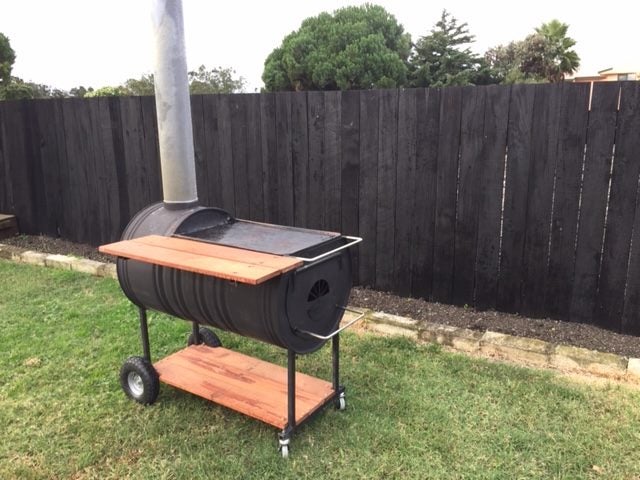 44 gallon hotsell drum smoker