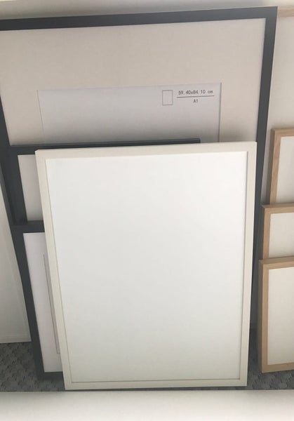 White 18x24 Inch Wooden Box Frame Trade Me