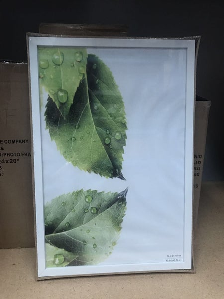 white Wooden Box Frame 16 x 24 inch Carousel 1