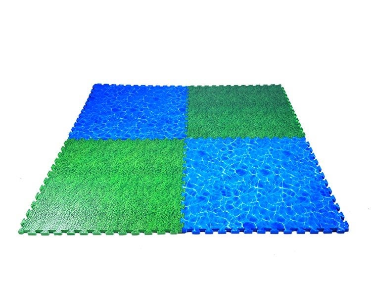 Eva Interlocking Mats 1m x 1m x 20mm Blue Carousel 2