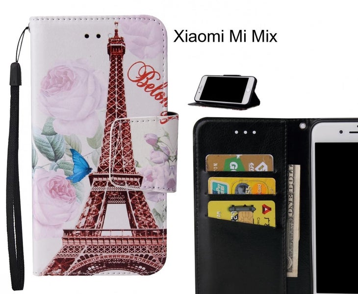 Xiaomi Mi Mix Case wallet fine leather case printed Carousel 1