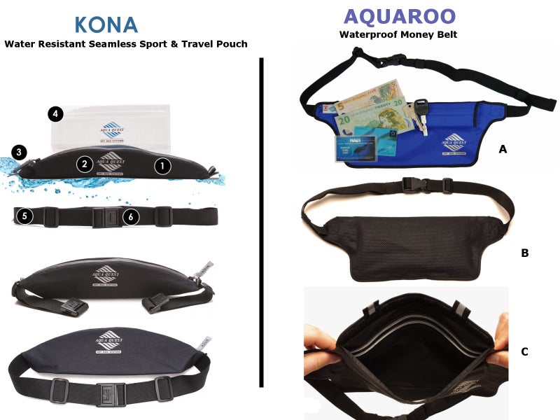 Waterproof Money Belt / Travel Pouch : BidBud