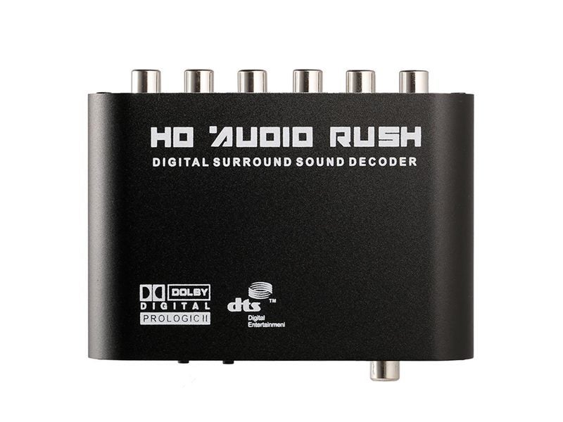 Mini 5.1/2.1 Channel DTS / AC3 HD Audio Rush Digital Surround Sound Decoder AD Carousel 1