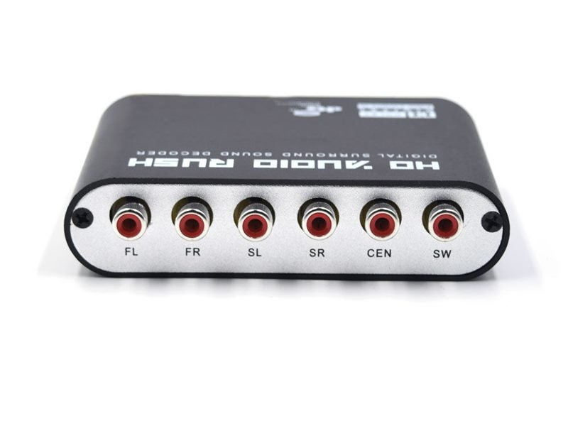 Mini 5.1/2.1 Channel DTS / AC3 HD Audio Rush Digital Surround Sound Decoder AD Carousel 7