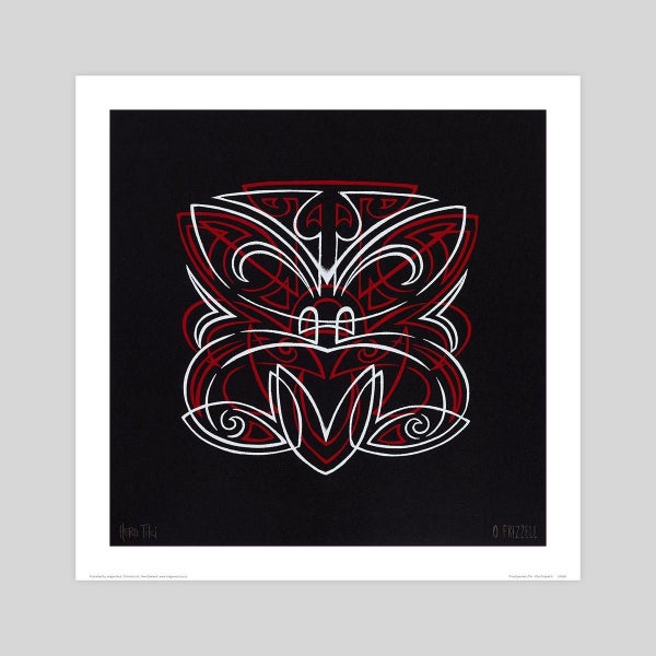 Pinstripe Hero Tiki by Weston Frizzell Art Print Carousel 1