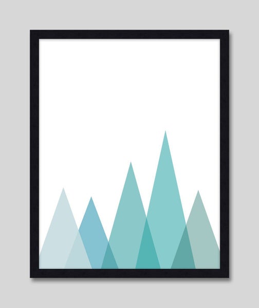 Mountains by Melinda Wood Art Print Carousel 2
