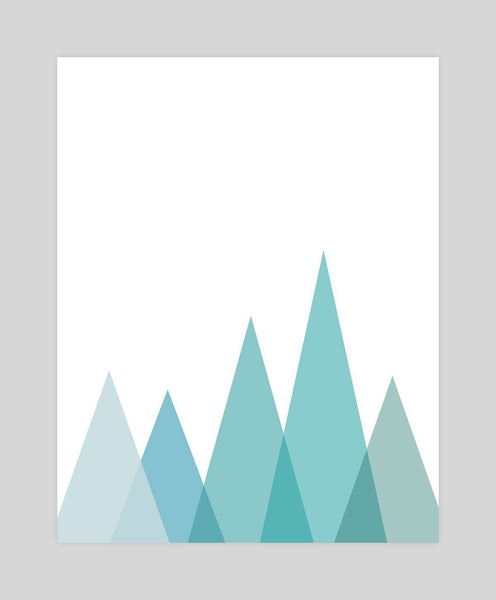 Mountains by Melinda Wood Art Print Carousel 1