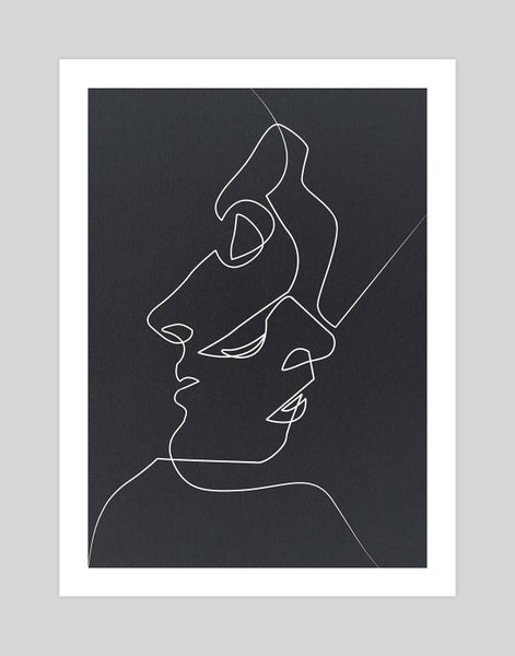 Close Noir (Black) by Quibe Art Print Carousel 1