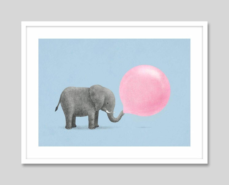 Jumbo Bubblegum by Terry Fan Art Print Carousel 1