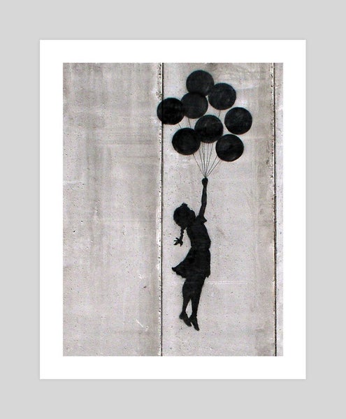 Balloon Girl Palestine by Banksy Art Print Carousel 1