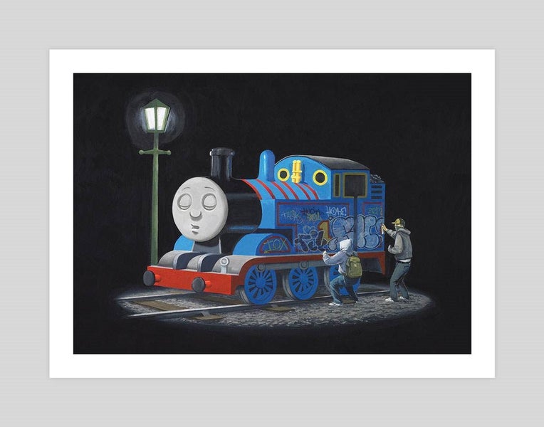 Thomas by Banksy Art Print Carousel 1
