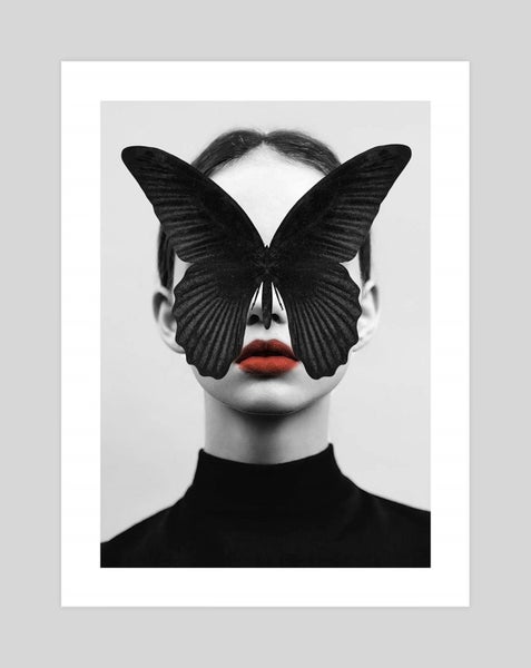 Black Butterfly by Dada22 Art Print Carousel 1