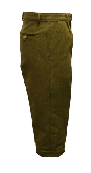 Tweed Trousers, Men, Plus Fours - Dark Sage, 36 Carousel 2