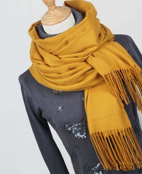 Scarf Womans Scarf Turmeric All Seasons PRICE REDUCED62937635054977113