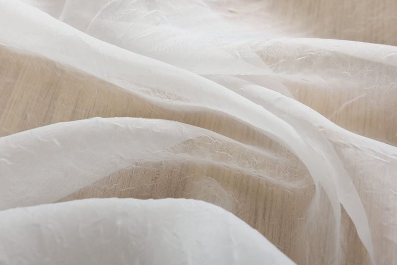 Sheer Curtain, Readymade Sheer Curtain, Netting, Voile, Gloria White Carousel 16