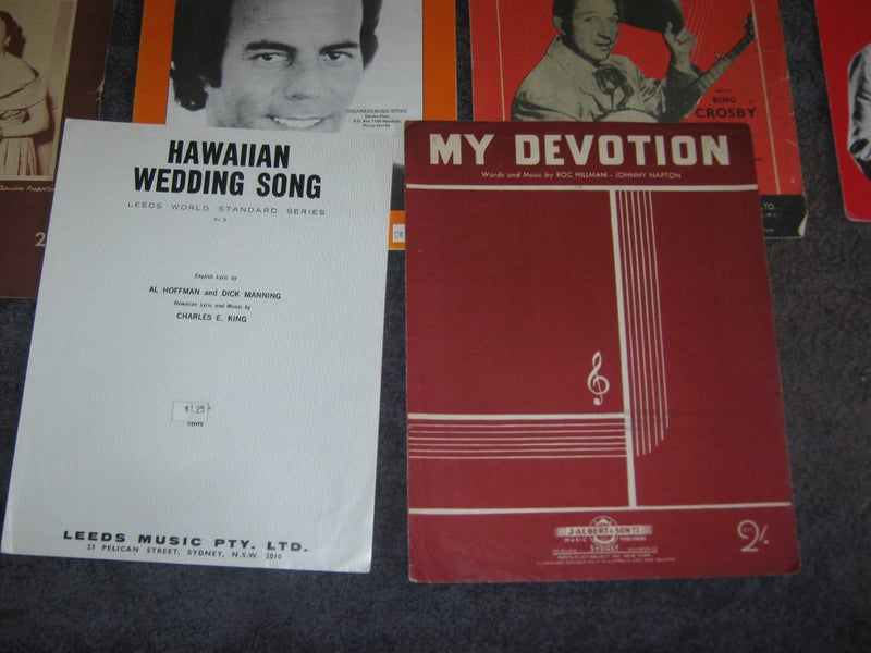 10 x Rock n Roll & Pop 1950s - 60s etc Sheet Music Carousel 4