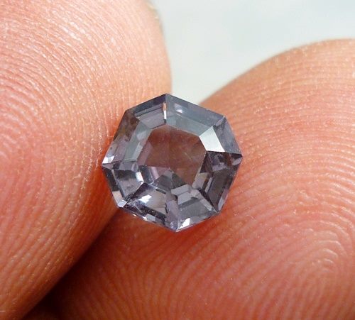 1.35CT CUSTOM CUT RARE BIG 100% NATURAL PURPLE GREY SPINEL Carousel 2