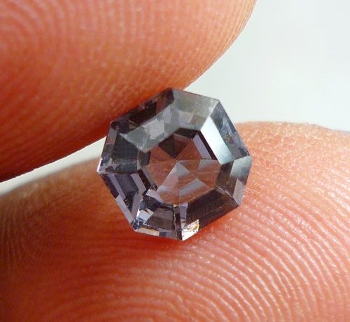 1.35CT CUSTOM CUT RARE BIG 100% NATURAL PURPLE GREY SPINEL Carousel 3