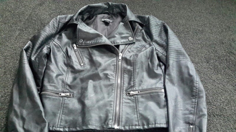 Just Jeans Leather Jacket Trade Me