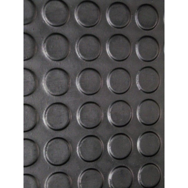 Rubber Round Stud Matting 1200mm w 3mm t Carousel 1