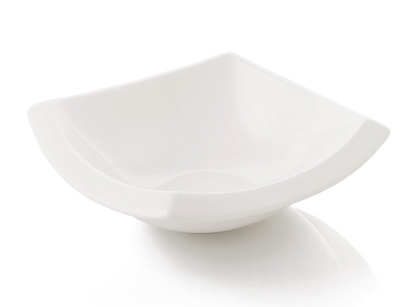 Porcelain Bowl Square Stylish Folded Edges Carousel 1