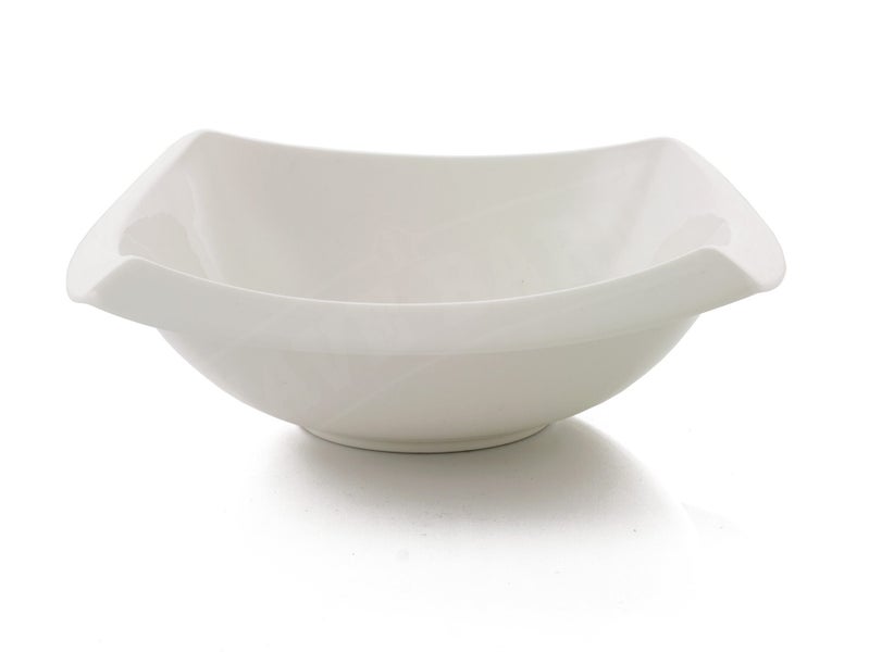 Porcelain Bowl Square Stylish Folded Edges Carousel 2