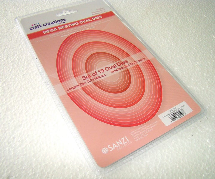 Craft Creations Mega Nesting Dies - Ovals 19 Piece Set CC02297-B Carousel 1