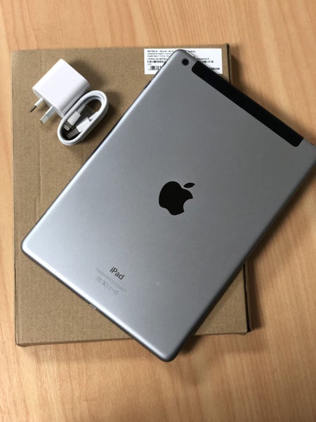 Apple iPad Air 16GB, Wi-Fi + Cellular, 9.7in, Space Grey, Refurbish Carousel 2