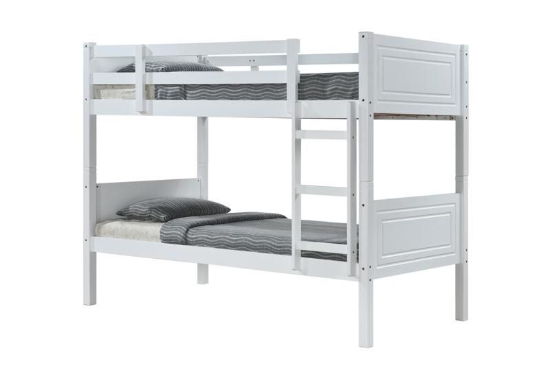 BUNK BEDS WHITE COLOUR WITHOUT MTTRESS Carousel 1