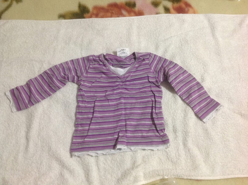 H+T Girls Size 2 Long Sleeve Top - NEW with Tags Carousel 1