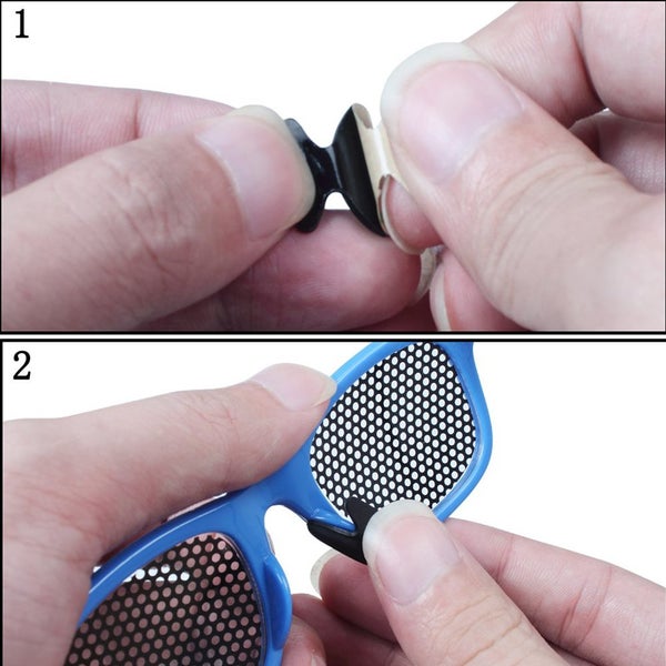 5 Pairs Anti-Slip Stick On Nose Pads for Glasses Eyeglass Sunglasses (Clear)62993530089986114