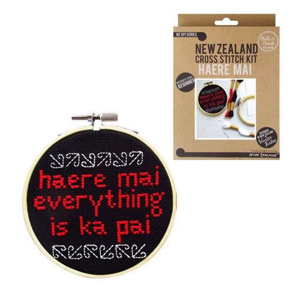 New Zealand Cross Stitch Kit (Haere Mai) NEW Free Shipping Carousel 1