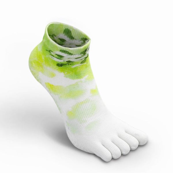 Clearance Sell - 3 Pair Anti Slip Toe Yoga Socks Carousel 11