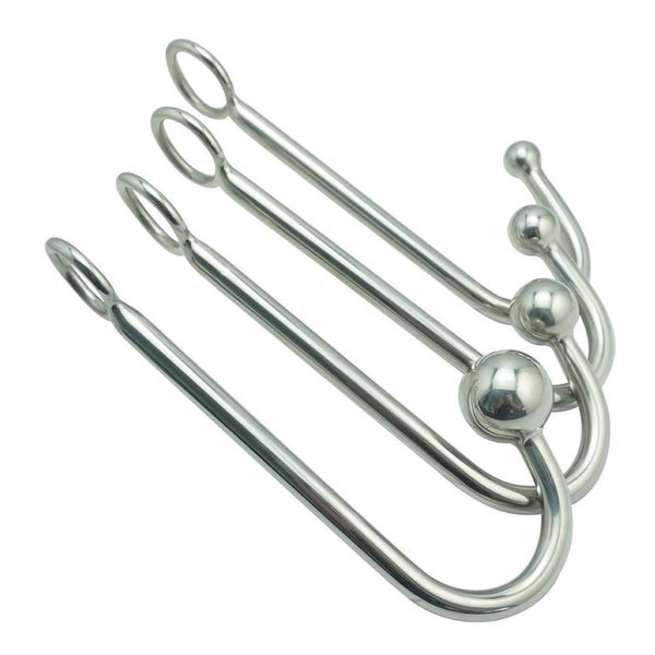 New Stainless Steel Metal Anal Hook With Ball Hole Butt Plug Dilator Prostate Trade Me New Stainless Steel Metal Anal Hook With Ball Hole Butt Plug Dilator Prostate Trade Me