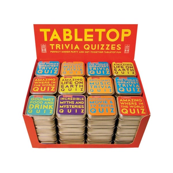 Tabletop Trivia Quizzes Tabletop Fun In A Tiny Trade Me
