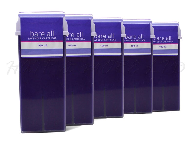 Bare All Lavender Cartridge Strip Wax 100ml - 5 Pack Carousel 1