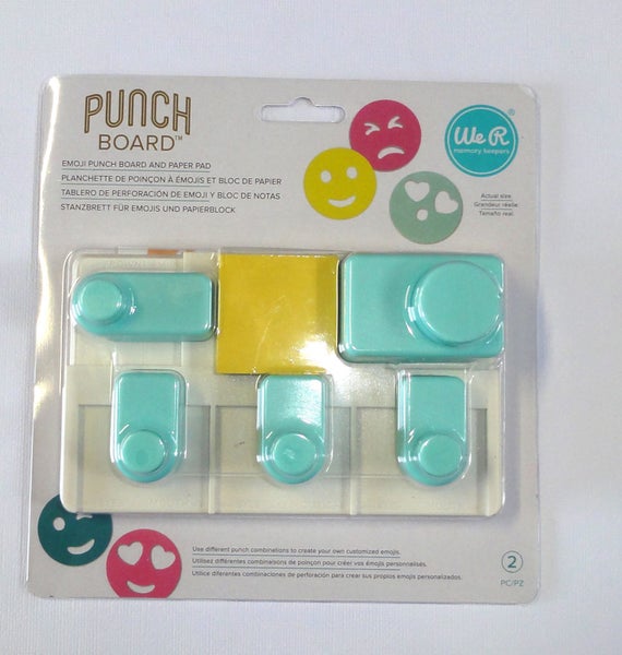 WeR Memory Keepers Emoji Punch Board & Paper Pad WR661810 Carousel 1