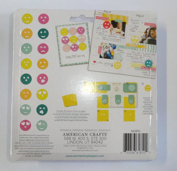 WeR Memory Keepers Emoji Punch Board & Paper Pad WR661810 Carousel 2
