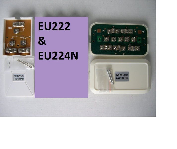 Splitter TV UHF VHF FM MATV 2way or 4way Power Pass 1x pc of your Choice TBA? Carousel 1