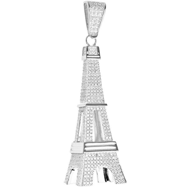Premium Bling - 925 Sterling Silver Eiffel Tower Carousel 1