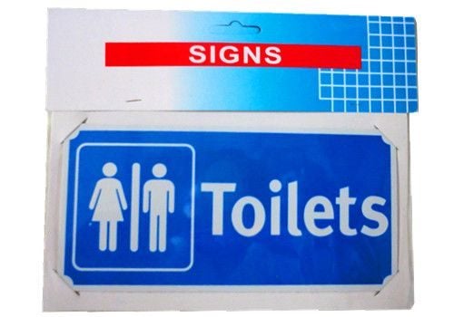 Sign - Toilet 30cm (Set Of 6) Carousel 1