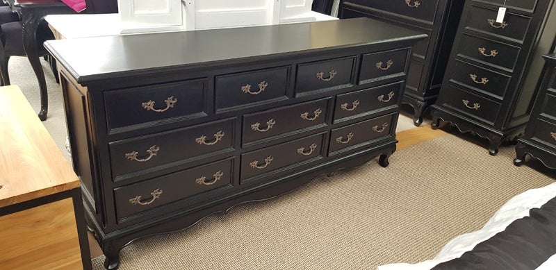 FRENCH LOWBOY CHEST OF DRAWERS | Trade Me