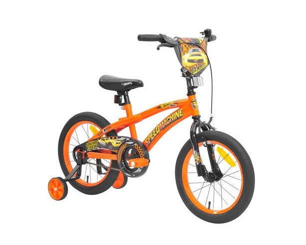 hot wheels bike with training wheels