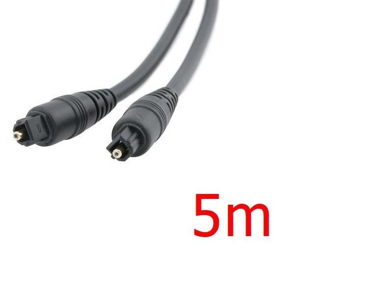Optical Audio Cable 5m for PS3 Xbox 360 HDTV DVD Carousel 1