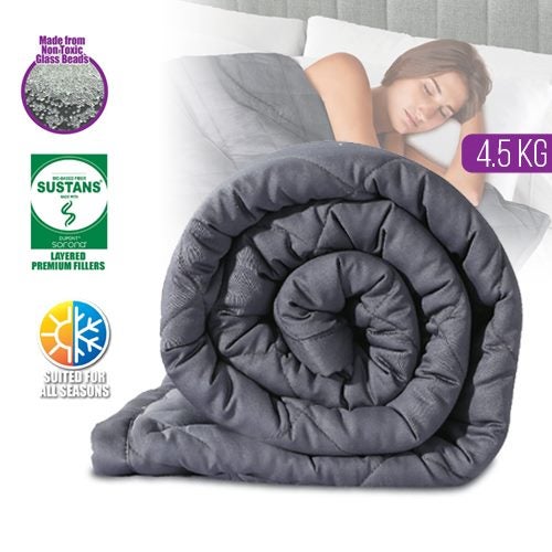 Cuddle Comfort Weighted Blanket Dark Grey 4 5kg Trade Me