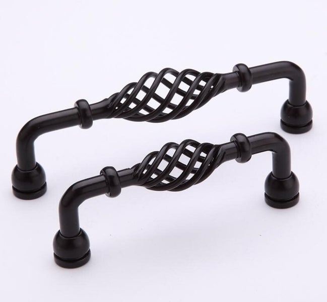 Black Door Pull Handle 96mm Carousel 2