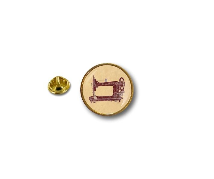 pins pin's badge metal lapel hat button vest sewing machine Carousel 1